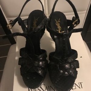 Saint Laurent tribute sandals